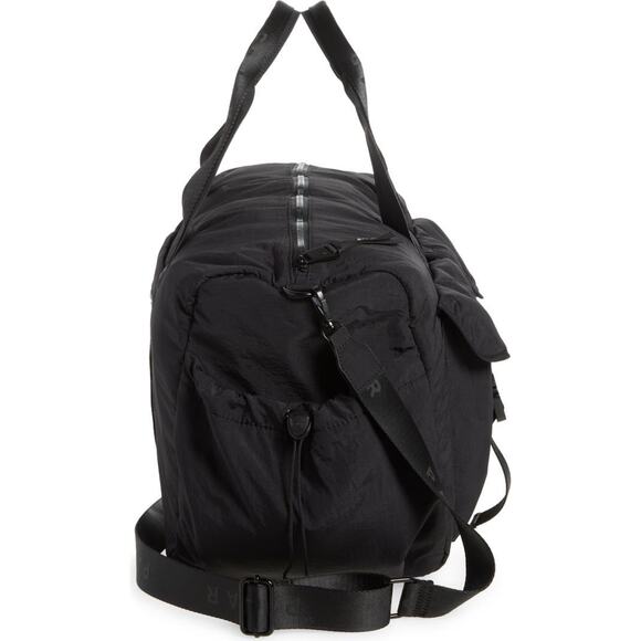 NEW PAJAR CANADA Black Nylon Ripstop Parachute Duffle Travel Bag Weekender Gym - Picture 7 of 15